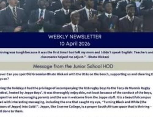 Our school newsletter for the week.