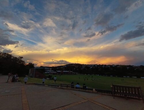 Waiting for the storm…
View over Somerset Field t…