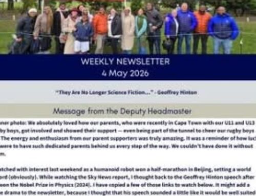 School newsletter for last week.
