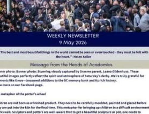 Our school newsletter for the week.