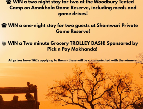 Don’t forget to enter for 2 dream safari getaways …