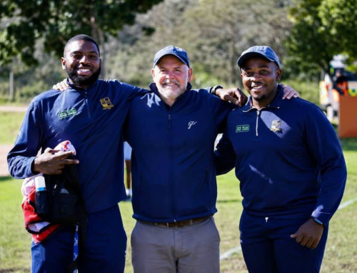 Smiles all around for our chuffed U16 coaches!A …