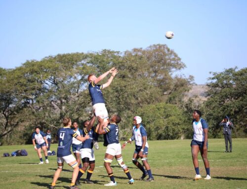 First XV rugby team in action:
Although this game …