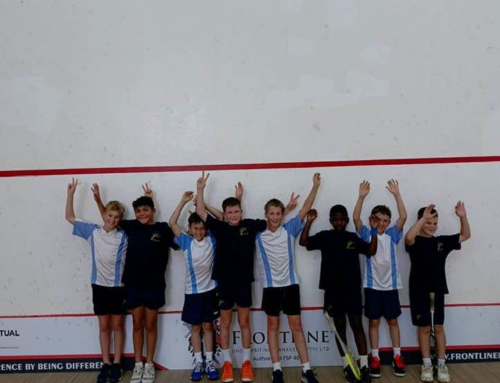 A tough match for our U11A squash team against Gre…