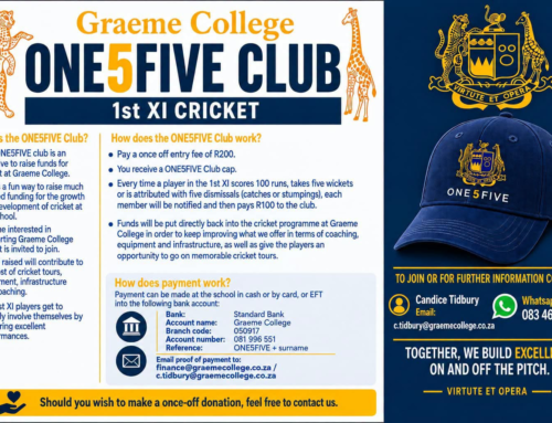 *Support Graeme College Cricket – Join the ONE5FIV…