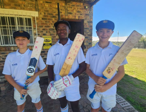 In an extraordinary display of schoolboy cricket a…